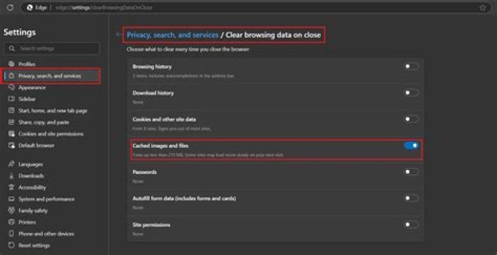 Clear cache and restart session for loading issues