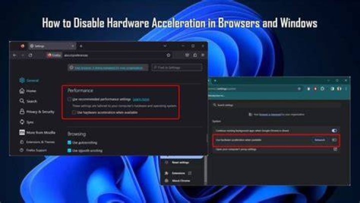 Enabling hardware acceleration for smoother video playback