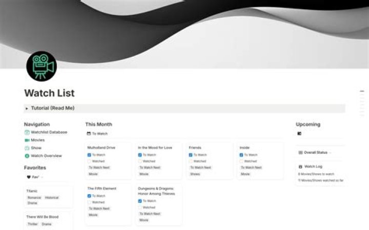 Building a movie watchlist and streaming workflow