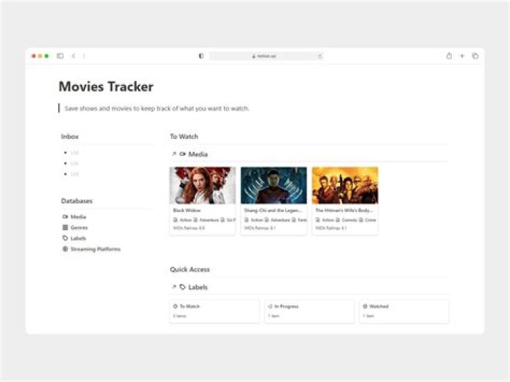 Movie search results with autocomplete and metadata