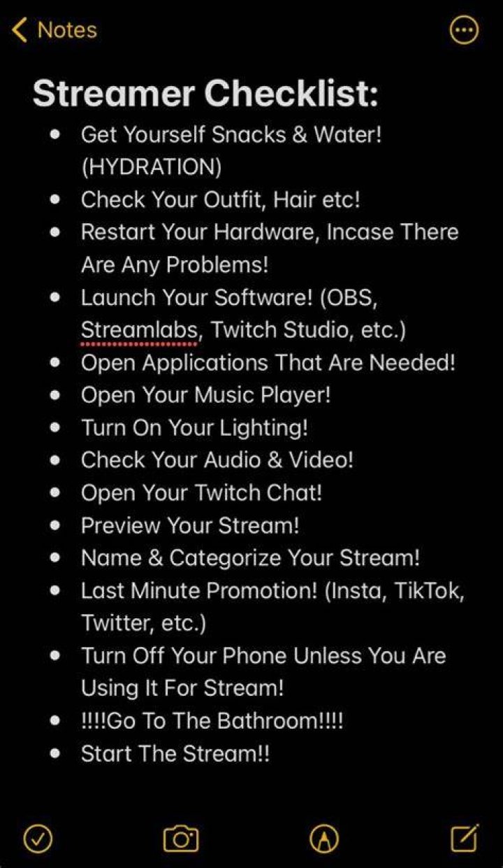 Streaming setup checklist covering device, internet, and account basics