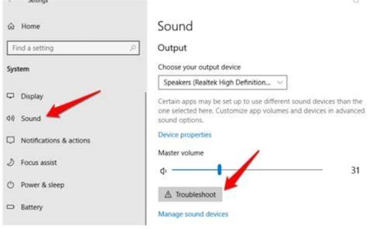 Troubleshooting missing audio or audio sync problems