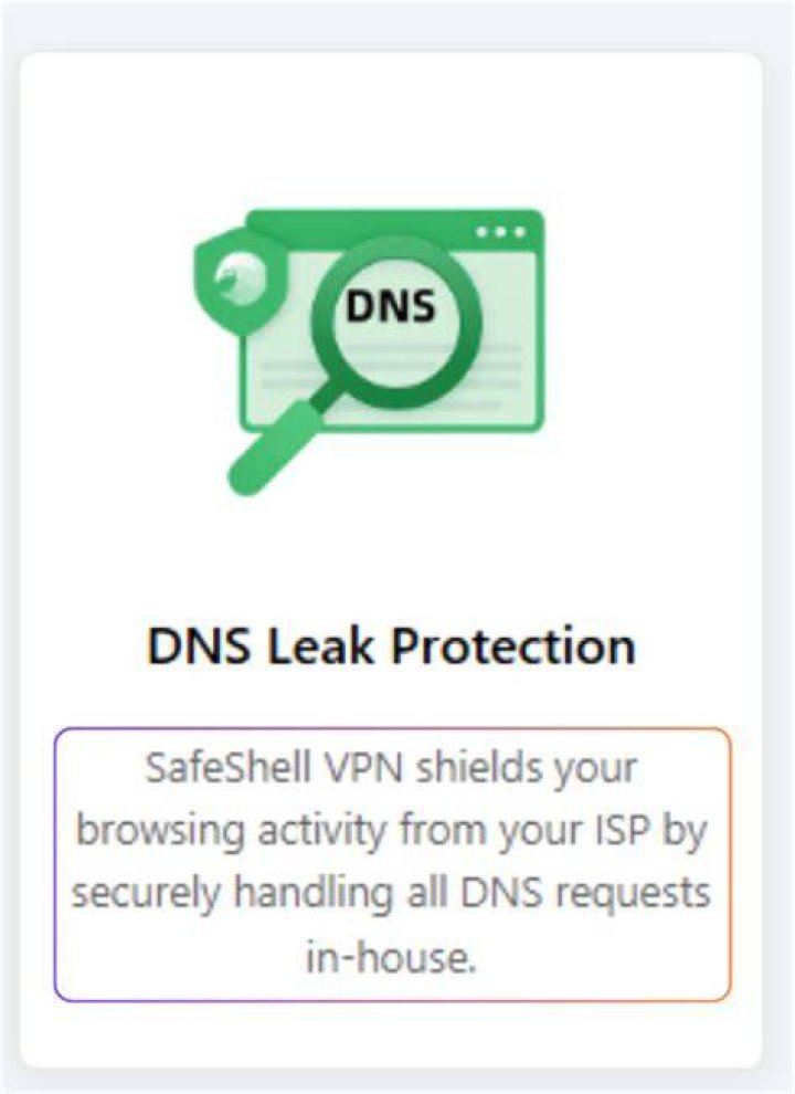 Network privacy controls like VPN and secure DNS for streaming